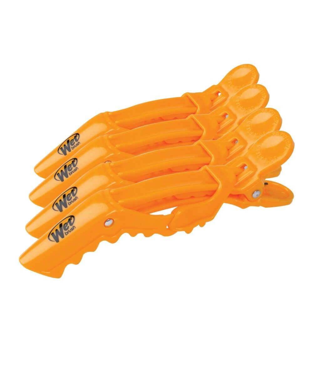 Wet Brush Pro DOUBLE HINGE STYLING CLIPS - Orange
