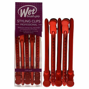 Wet Brush Pro PRECISION STYLING CLIPS - Red