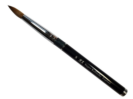 x5 Super Kolinsky Acrylic Nail Brush size 08-Beauty Zone Nail Supply